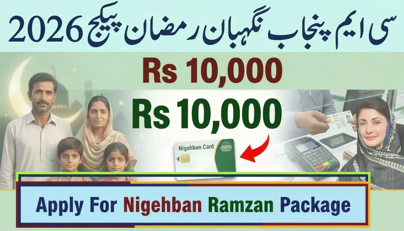 CM Punjab 10000 Nigehban Ramzan Package 2026