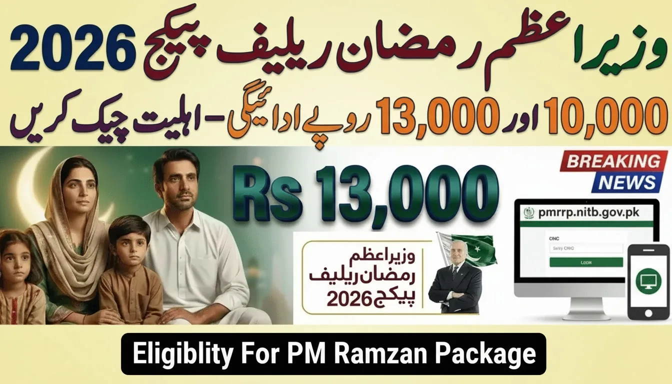 How to Check Eligibility For PM Ramzan Relief Package 2026