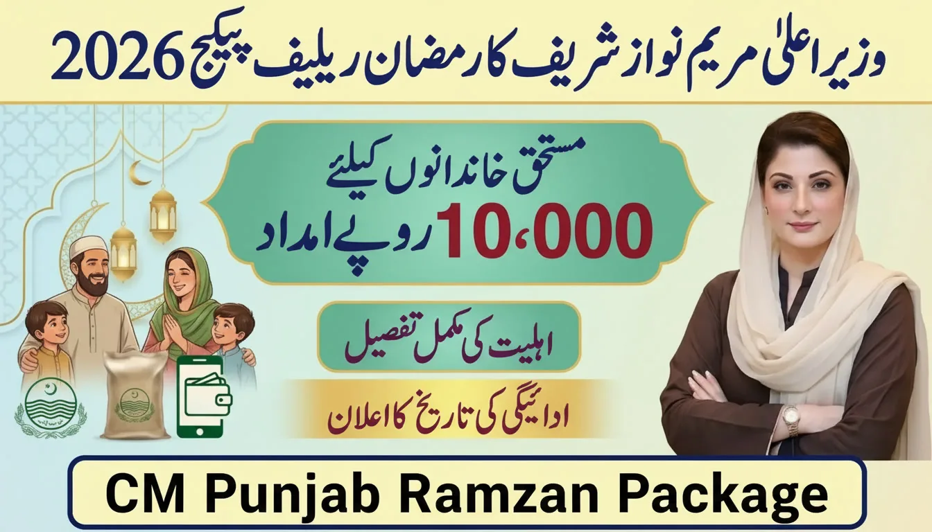 Maryam Nawaz 10000 Ramzan Package 2026 Registration
