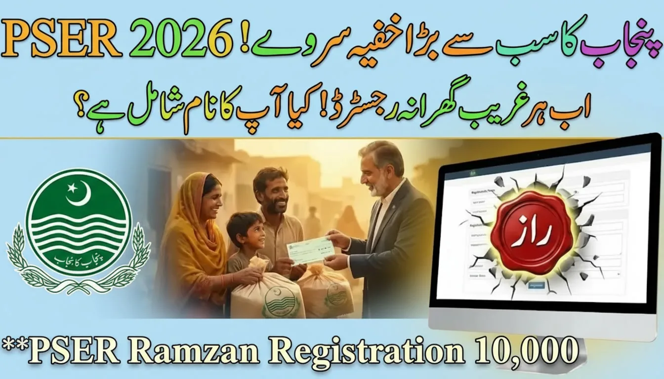 PSER Punjab Gov PK Registration 2026: Eligibility & Applying Details