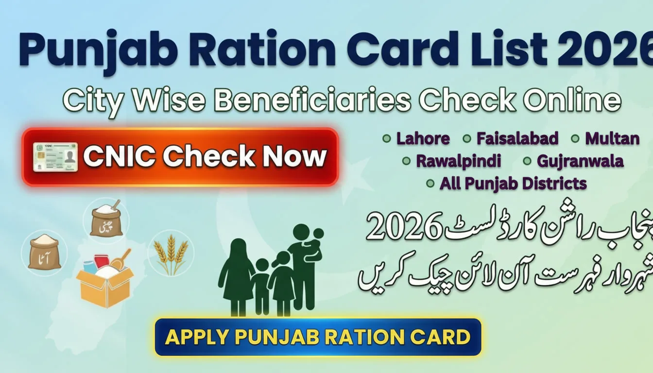 Punjab Ration Card List 2026